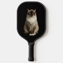 Raquette De Pickleball Black 4 Luxe Pickleball Paddle, Birmanese Cat