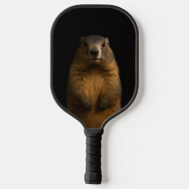 Raquette De Pickleball Black 4 Luxe Pickleball Paddle, Fluffy Marmot