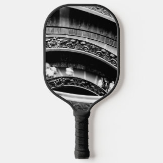 Raquette De Pickleball Black and White Spiral Staircase