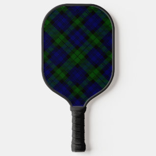 Raquette De Pickleball Black Watch Tartan bleu vert Plaid