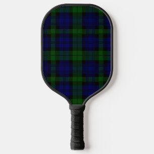 Raquette De Pickleball Black Watch Tartan bleu vert Plaid