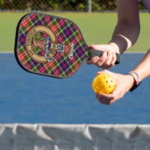 Raquette De Pickleball Blason de Clan Christie sur tartan