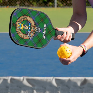 Raquette De Pickleball Blason de Clan Henderson sur tartan