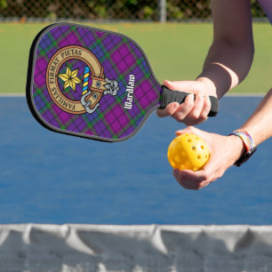 Raquette De Pickleball Blason de clan Wardlaw sur tartan