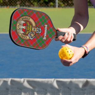 Raquette De Pickleball Blason du Clan Drummond sur tartan