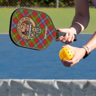 Raquette De Pickleball Blason du clan Forrester sur tartan