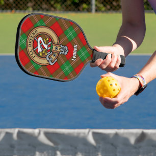 Raquette De Pickleball Blason du Clan Lennox sur tartan