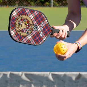 Raquette De Pickleball Blason du clan MacFarlane sur tartan de cérémonie