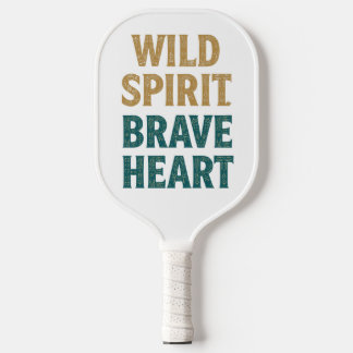 Raquette De Pickleball Boho Adventure Wild Spirit Brave Heart
