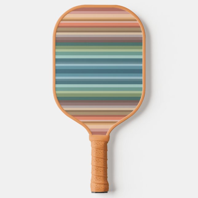 Raquette De Pickleball Boho Modern Chic Stripes (Recto)
