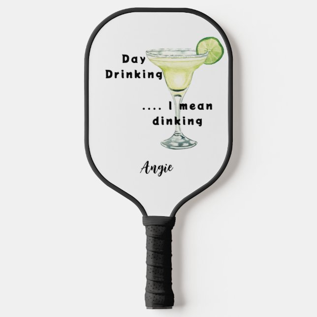 Raquette De Pickleball Boire le jour personnalisé Margarita (Recto)