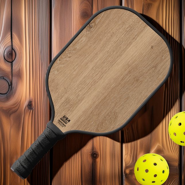 Raquette De Pickleball Bois de teck clair (Créateur téléchargé)