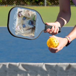 Raquette De Pickleball Brindle Pit Bull Puppy par Shirley Taylor