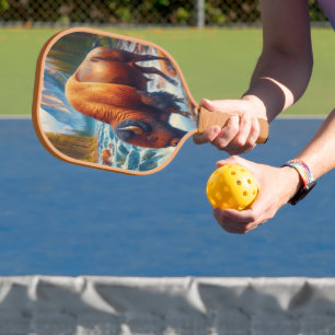Raquette De Pickleball Buffle majestueux dans des eaux tranquilles