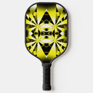 Raquette De Pickleball Bumblebee Color Gradient Plein Perspective Art