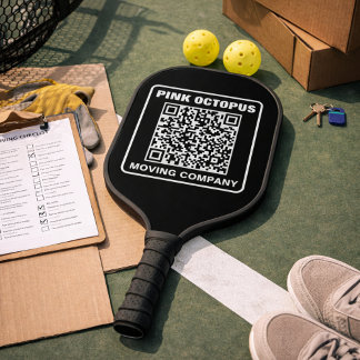 Raquette De Pickleball Business Marketing QR Code