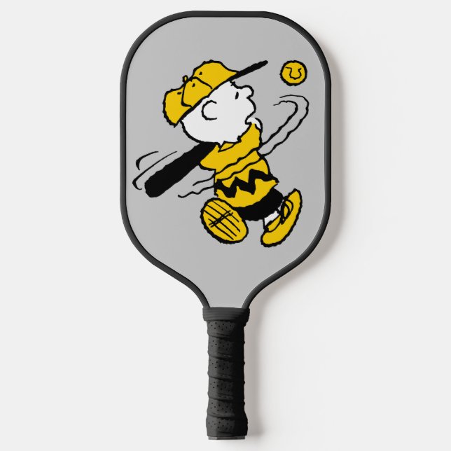Raquette De Pickleball cacahuètes | Charlie Brown à Bat (Recto)