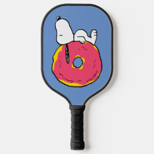 Raquette De Pickleball cacahuètes   Snoopy Donut rose