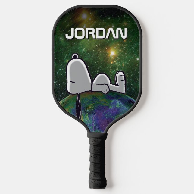 Raquette De Pickleball cacahuètes | Snoopy Espacé (Recto)