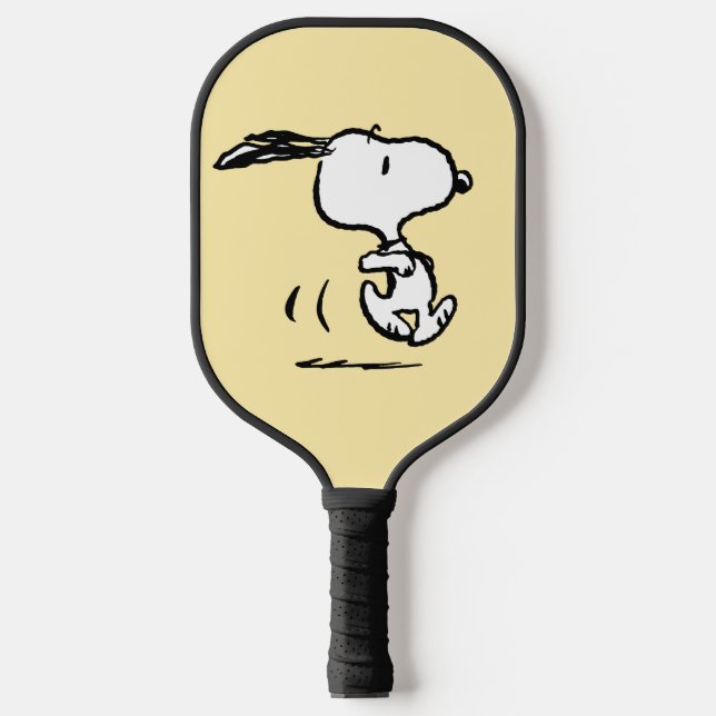 Raquette De Pickleball cacahuètes | Snoopy Running (Recto)