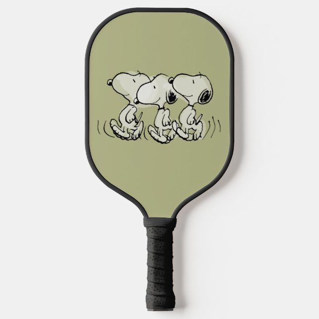 Raquette De Pickleball cacahuètes | Snoopy Walking Tall (Recto)
