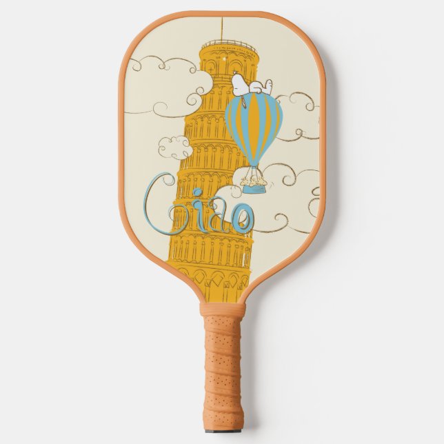 Raquette De Pickleball cacahuètes | Snoopy & Woodstock Ciao (Recto)