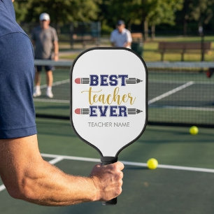 Raquette De Pickleball Cadeau personnalisé Meilleur Enseignant - Cadeau p
