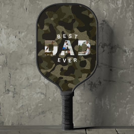 Raquette De Pickleball Cadre photo DAD Camouflage vert Motif #1 DAD