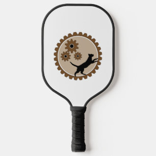 Raquette De Pickleball cage à moteur pour chien avec roues