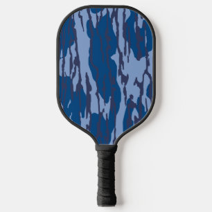 Raquette De Pickleball Camo bleu Motif militaire Camouflage bleu
