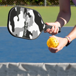 Raquette De Pickleball Camouflage gris urbain no 15 imprimé