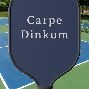 Raquette De Pickleball Caractère amusant du texte personnalisé