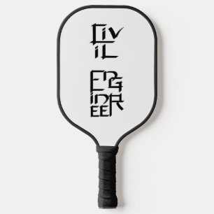 Raquette De Pickleball Caractère du génie civil