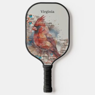 Raquette De Pickleball Cardinal sur Virginia Road Map