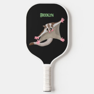 Raquette De Pickleball Caricature de planeur de sucre joyeux