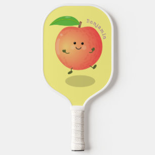 Raquette De Pickleball Caricature jaune pêche très agréable