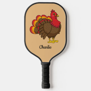 Raquette De Pickleball Caricature mignonne Turquie Personnaliser