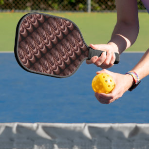 Raquette De Pickleball Carreaux de toit rustiques avec perspective unique