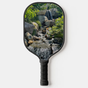Raquette De Pickleball Cascade forestière   verdure forestière