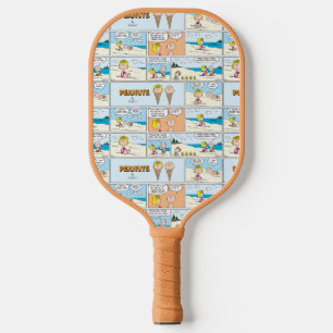 Raquette De Pickleball Charlie Brown & Glace Sally À La Plage