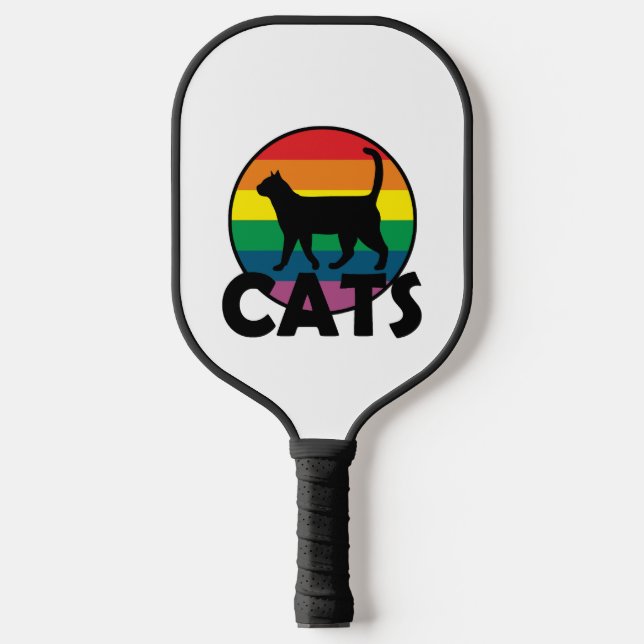 Raquette De Pickleball chat bleu (2) (Recto)
