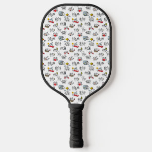 Raquette De Pickleball Chats amusants, lait et magie.