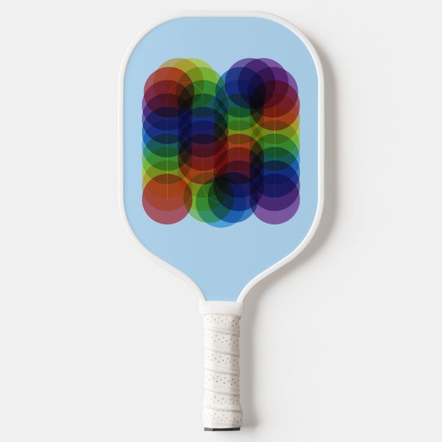 Raquette De Pickleball Chemin de prisme bleu (Recto)