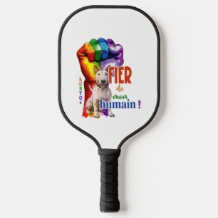 Raquette De Pickleball Chien de Bullterrier miniature
