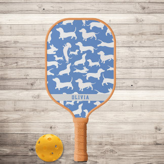 Raquette De Pickleball Chien de Vienne Personnalisé, Chien Salsifière