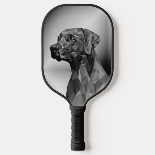 Raquette De Pickleball Chien géométrique gris
