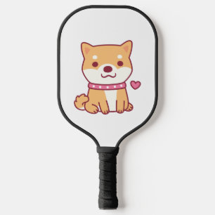 Raquette De Pickleball Chien mignon Shiba Inu