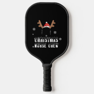 Raquette De Pickleball Christmas Nurse Crew Reindeer Xmas CNA Nursing