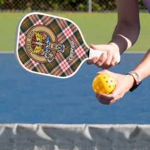 Raquette De Pickleball Clan Carnegie Crête sur tartan de robe
