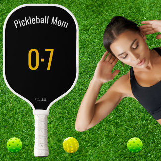 Raquette De Pickleball Classic Sporty Pickleball Mom Custom Name Number
